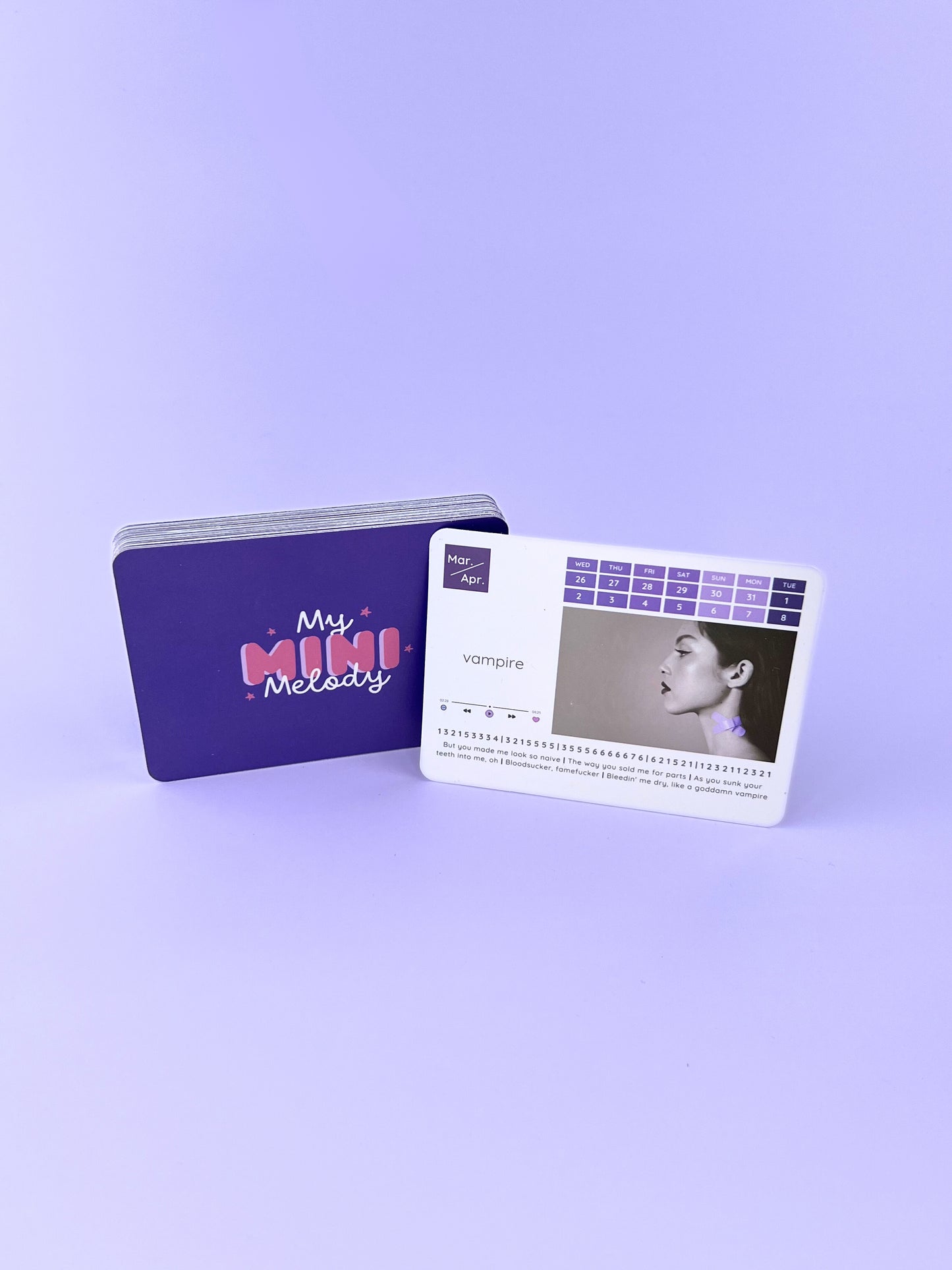Olivia Rodrigo Piano Calendar 2026
