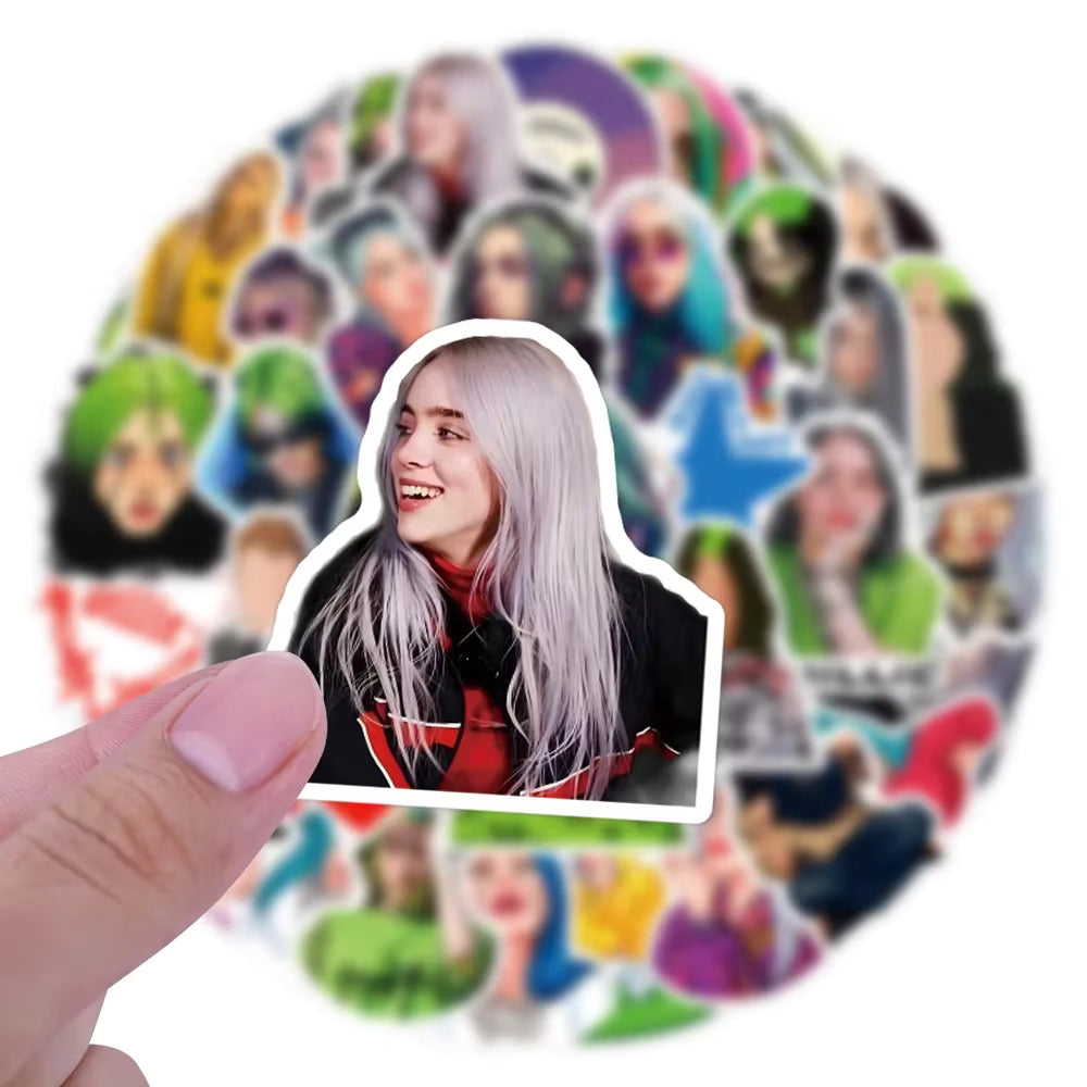 Billie Eilish 50pc stickers