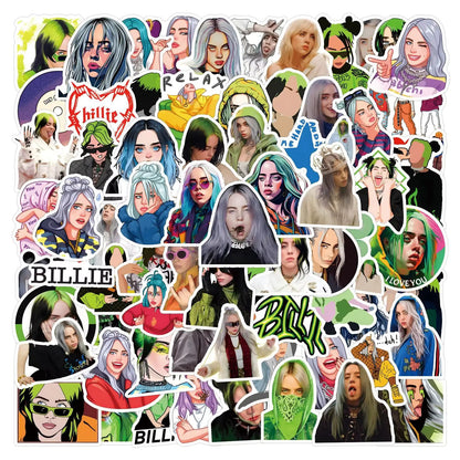 Billie Eilish 50pc stickers