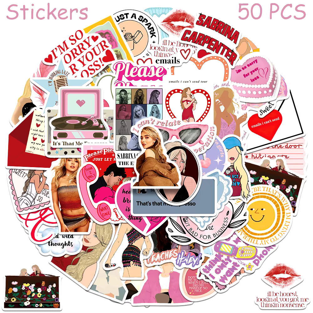 Sabrina Carpenter 50pc stickers