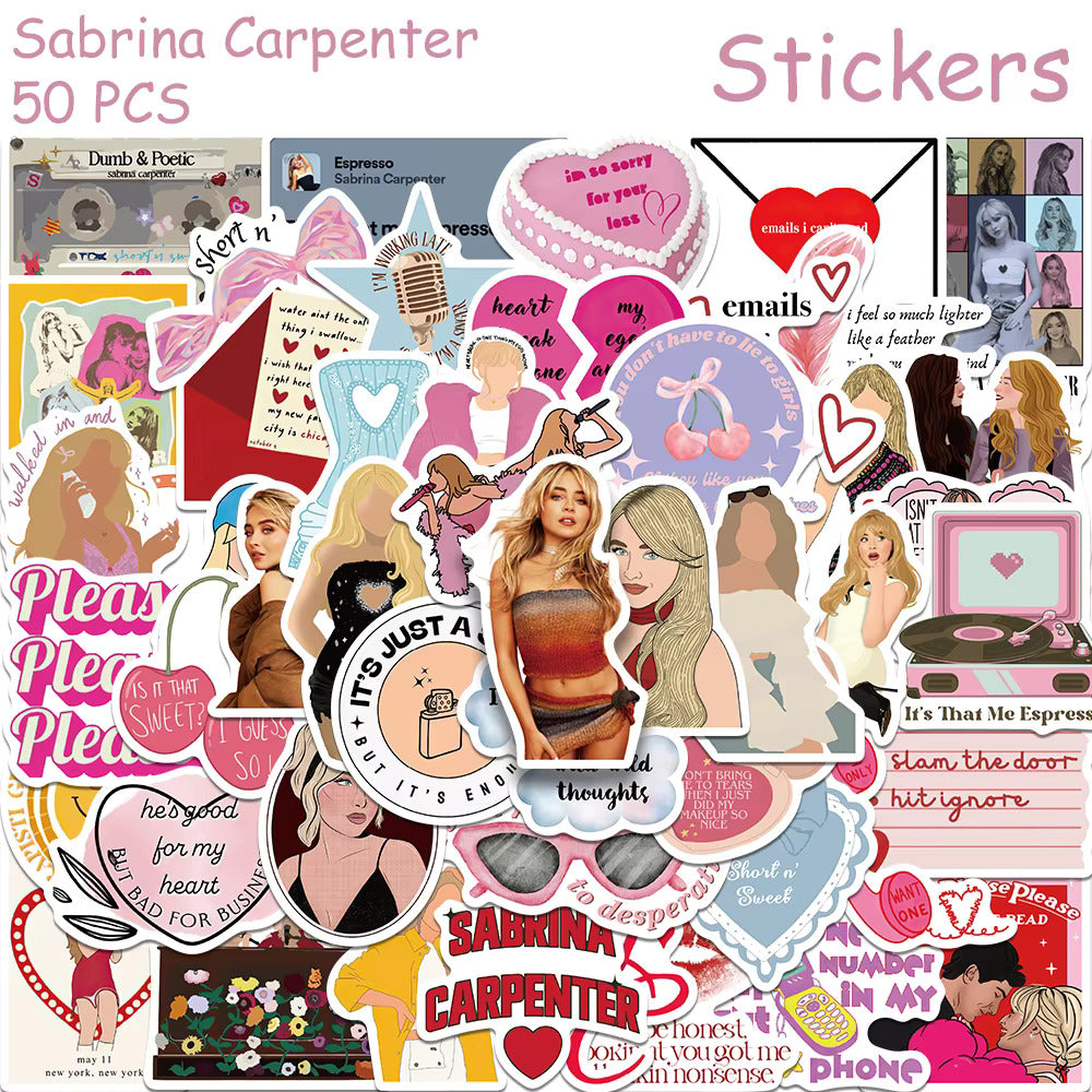 Sabrina Carpenter 50pc stickers