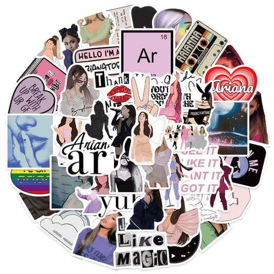 Ariana Grande 50pc stickers