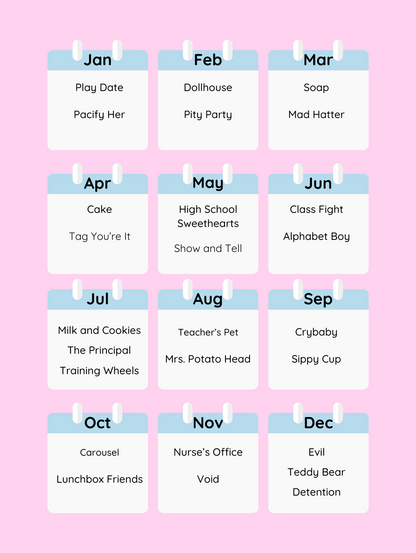 Melanie Martinez Piano Calendar 2025